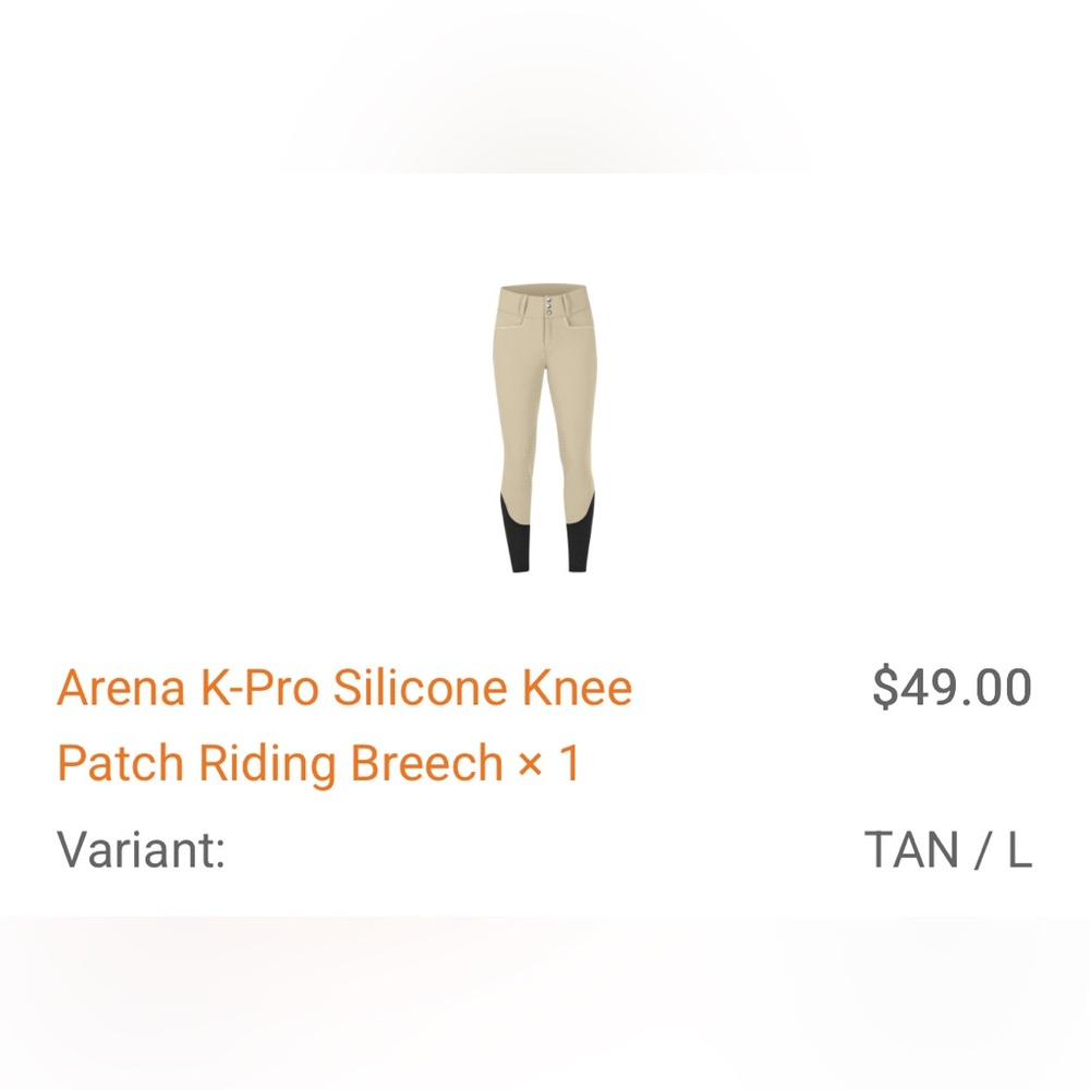 Kerrits Arena K-Patch Silicone Breeches